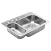 Moen GS202864 33"X22" Steel 20 Gauge Double Bowl Drop In Sink