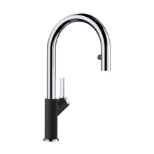 Load image into Gallery viewer, BLANCO 526398 Urbena Pull-Down Kitchen Faucet 1.5 GPM - Chrome/Coal Black
