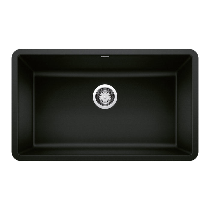 BLANCO 442931 Precis 30" Single Bowl Kitchen Sink - Coal Black