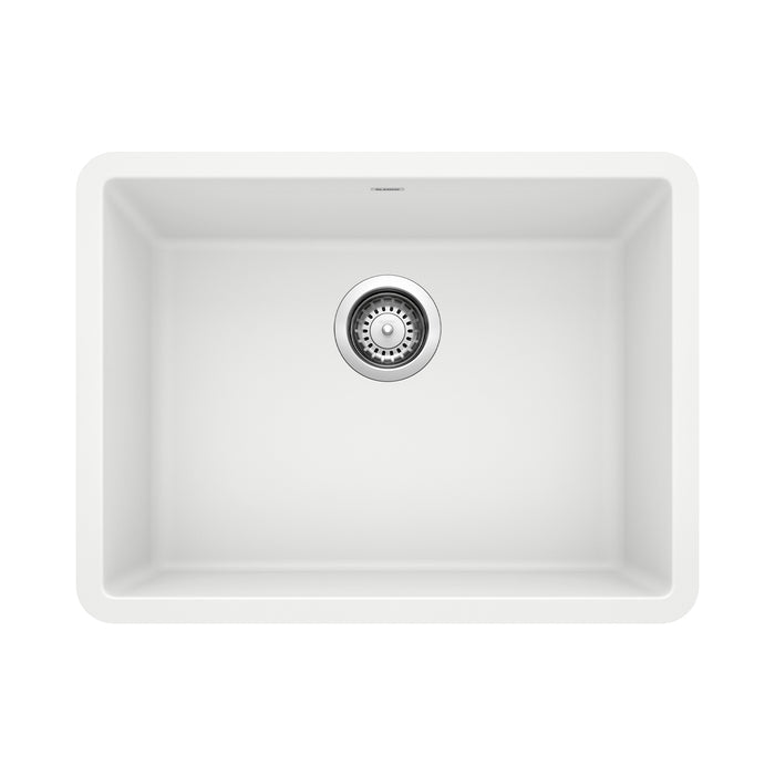 BLANCO 522414 Precis 24" Single Bowl Kitchen Sink - White