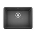 BLANCO 522258 Precis 24" Single Bowl Kitchen Sink - Anthracite