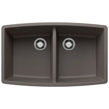 Load image into Gallery viewer, BLANCO 443123 Performa Equal Double Bowl Kitchen Sink - Volcano Gray
