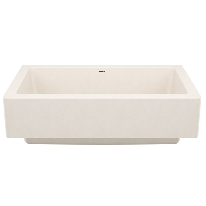 BLANCO Vintera 30" Super Single Apron Farmhouse Sink - Soft White