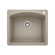 Load image into Gallery viewer, BLANCO 441280 Diamond Single Bowl Dual Mount Kitchen Sink - Truffle
