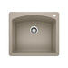BLANCO 441280 Diamond Single Bowl Dual Mount Kitchen Sink - Truffle