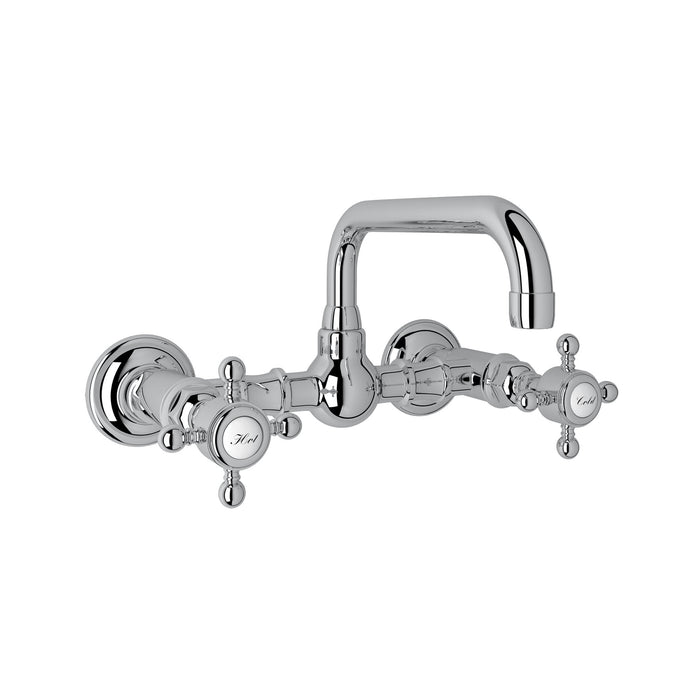 ROHL Acqui® Wall Mount Bridge Lavatory Faucet With U-Spout