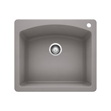 Load image into Gallery viewer, BLANCO 440209 Diamond Single Bowl Dual Mount Kitchen Sink - Metallic Gray
