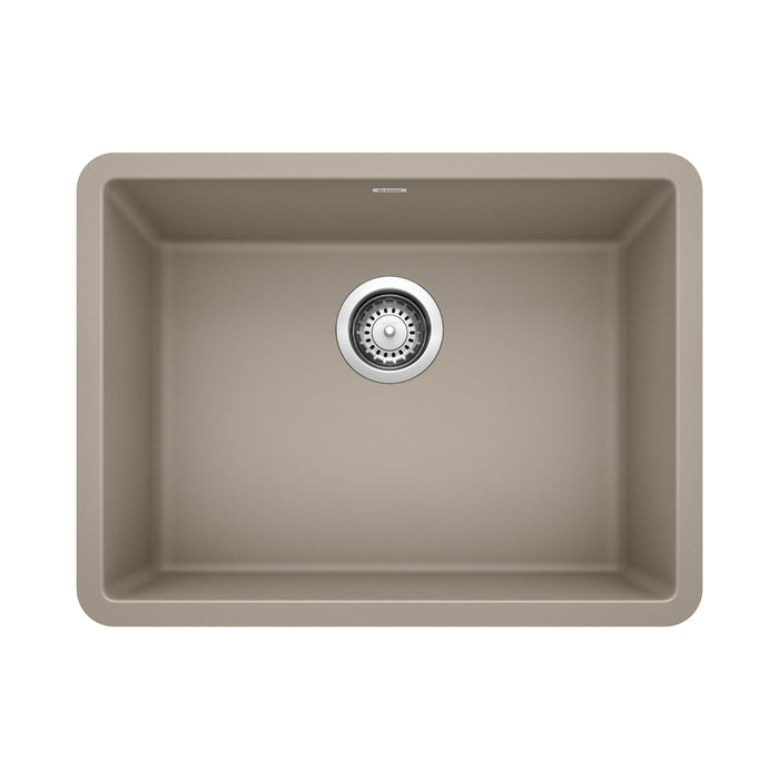 BLANCO 522417 Precis 24" Single Bowl Kitchen Sink - Truffle