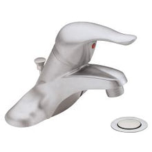 Load image into Gallery viewer, Moen L4621 Chateau One Handle Low Arc Bathroom Faucet with Lifetime in Brushed Chrome
