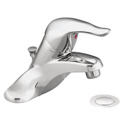 Moen Chateau One Handle Low Arc Bathroom Faucet in Chrome