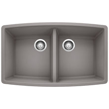 Load image into Gallery viewer, BLANCO 440072 Performa Equal Double Bowl Kitchen Sink - Metallic Gray
