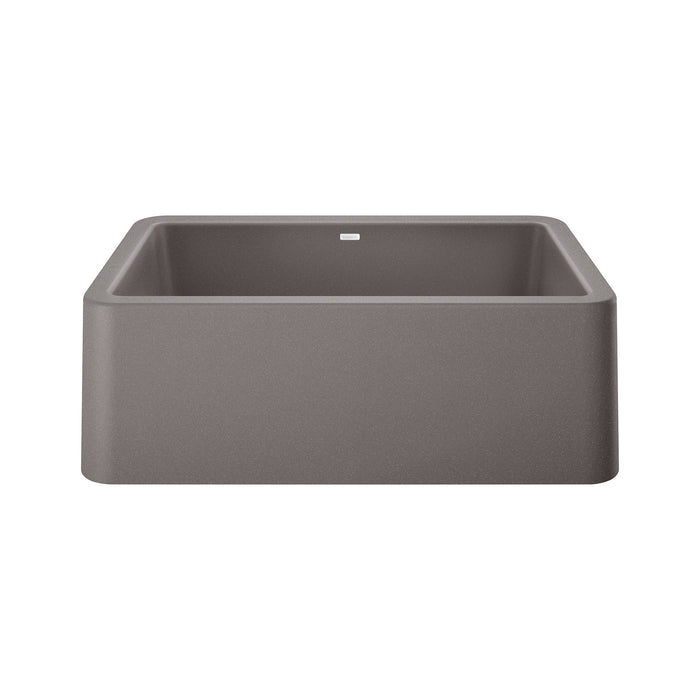 BLANCO Ikon 30" Apron Single Bowl Farmhouse Sink - Metallic Gray