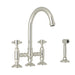 ROHL San Julio® Bridge Kitchen Faucet With Side Spray