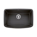 BLANCO Valea 27" Single Bowl Kitchen Sink - Anthracite