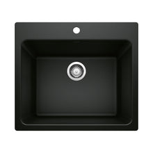 Load image into Gallery viewer, BLANCO 442924 Liven Dual Mount Laundry Sink - Coal Black
