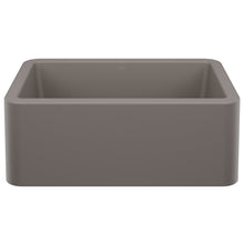 Load image into Gallery viewer, BLANCO 443112 Ikon 27&amp;quot; Apron Single Bowl Farmhouse Sink - Volcano Gray
