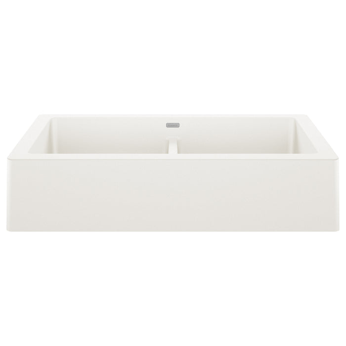 BLANCO 526550 Vintera 33" Equal Double Apron Farmhouse Sink - White