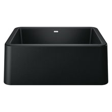 Load image into Gallery viewer, BLANCO 402531 Ikon 27&amp;quot; Apron Single Bowl Farmhouse Sink - Coal Black
