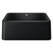 BLANCO Ikon 27" Apron Single Bowl Farmhouse Sink - Coal Black
