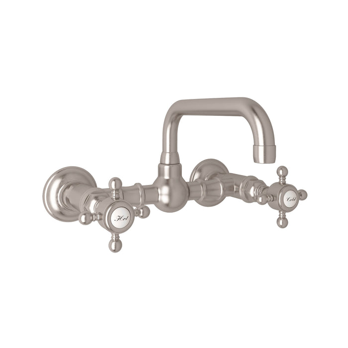 ROHL Acqui® Wall Mount Bridge Lavatory Faucet With U-Spout