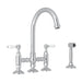 ROHL San Julio® Bridge Kitchen Faucet With Side Spray
