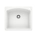 BLANCO 440211 Diamond Single Bowl Dual Mount Kitchen Sink - White