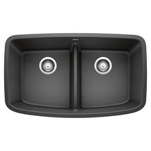 Load image into Gallery viewer, BLANCO 442200 Valea Equal Double Bowl Kitchen Sink with Low Divide - Anthracite
