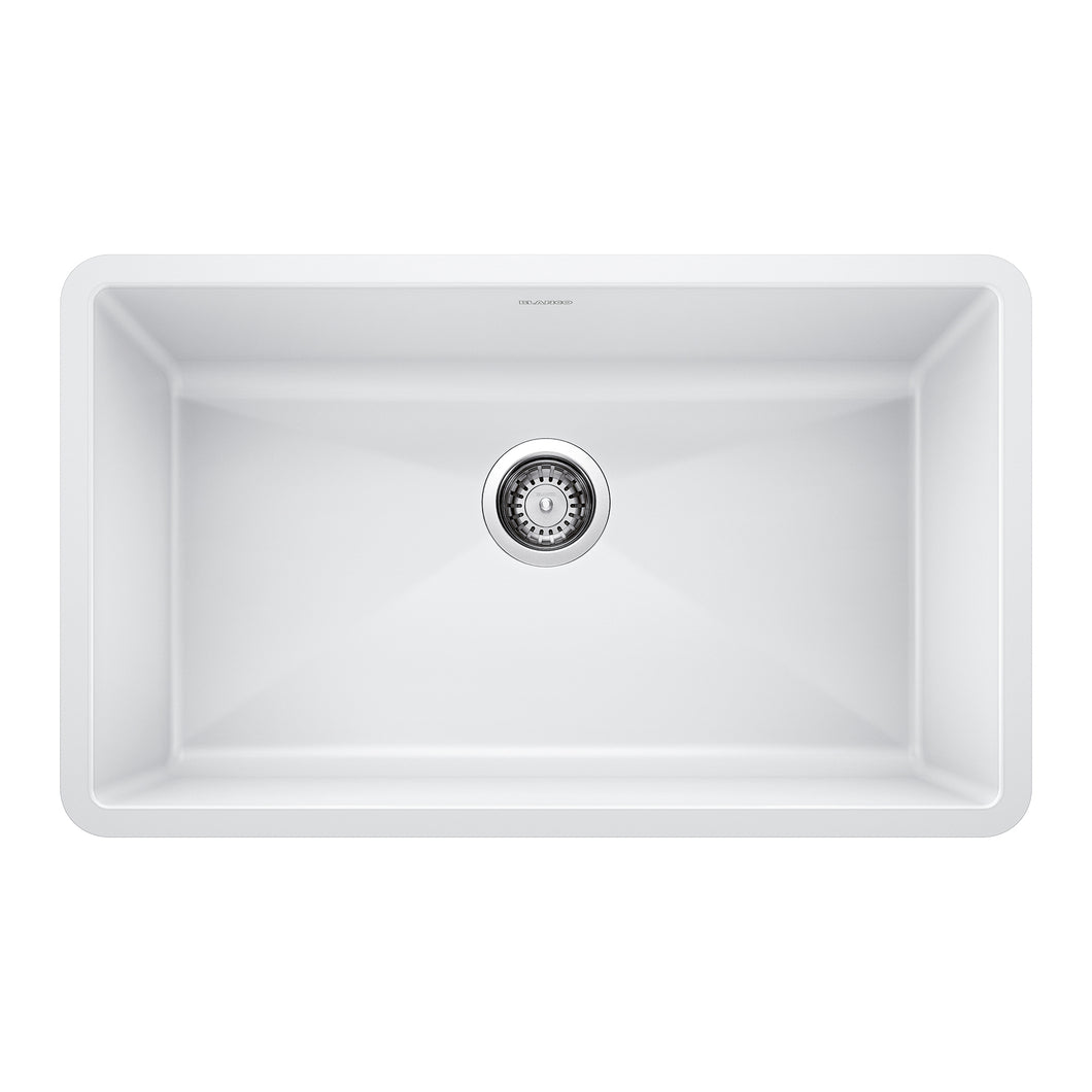 BLANCO 440150 Precis Super Single Bowl Kitchen Sink - White