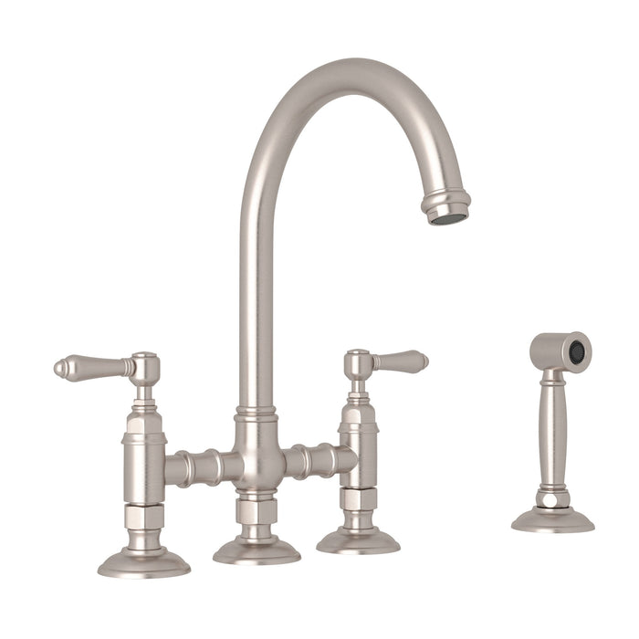 ROHL San Julio® Bridge Kitchen Faucet With Side Spray