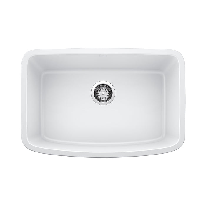 BLANCO Valea 27" Single Bowl Kitchen Sink - White