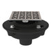 ROHL SDCI2-3146 Cast Iron 2" No Hub Drain Kit With 3146 Petal Decorative Cover