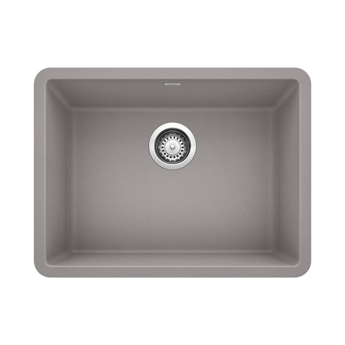 BLANCO 522413 Precis 24" Single Bowl Kitchen Sink - Metallic Gray
