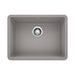 BLANCO 522413 Precis 24" Single Bowl Kitchen Sink - Metallic Gray