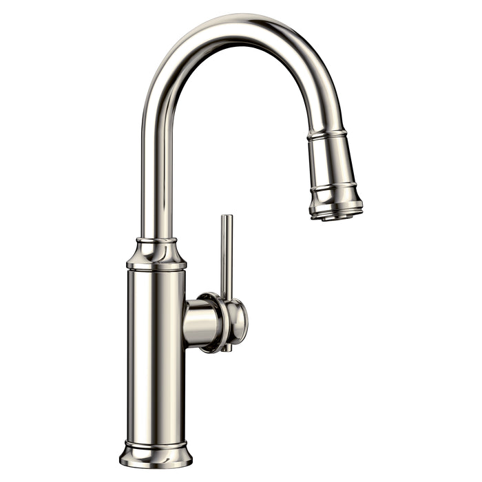 BLANCO 442514 Empressa Pull-Down Bar Faucet 1.5 GPM - Polished Nickel