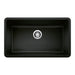 BLANCO 442935 Precis Super Single Bowl Kitchen Sink - Coal Black