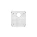 BLANCO 224405 Stainless Steel Bottom Grid for Large Bowl of Precision 70/30 Sinks