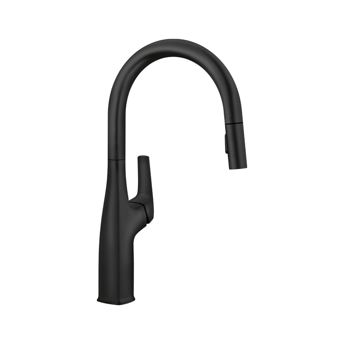 BLANCO 443020 Rivana Pull-Down Kitchen Faucet 1.5 GPM - Matte Black