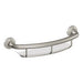Moen Brushed nickel 16" grab bar with shelf