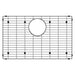 BLANCO Stainless Steel Bottom Grid for Ikon 27" Sinks
