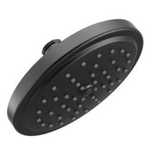 Load image into Gallery viewer, Moen S176 Fina 2.5 GPM Rainshower Shower Head with Immersion Technology in Matte Black
