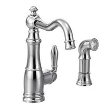 Load image into Gallery viewer, Moen S72101 Weymouth One Handle High Arc Kitchen Faucet in Chrome
