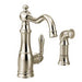 Moen Weymouth One Handle High Arc Kitchen Faucet in Polished Nickel
