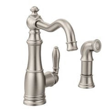 Load image into Gallery viewer, Moen S72101 Weymouth One Handle High Arc Kitchen Faucet in Spot Resist Stainless
