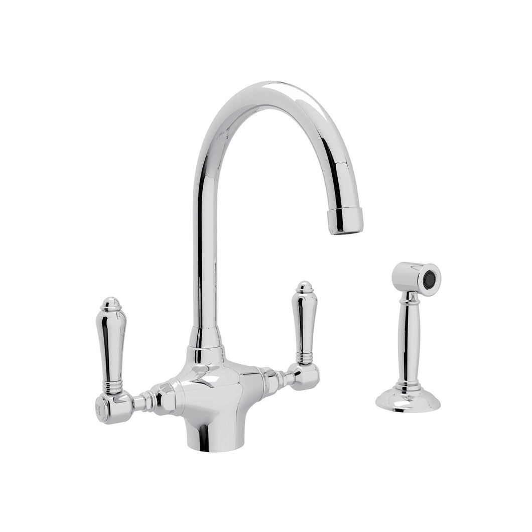 ROHL A1676WS San Julio® Two Handle Kitchen Faucet With Side Spray