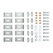 BLANCO Sink Installation Clips - Set of 10