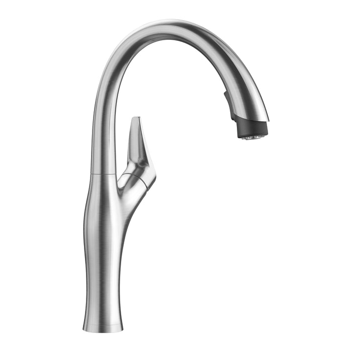 BLANCO 442037 Artona Pull-Down Kitchen Faucet 1.5 GPM - PVD Steel