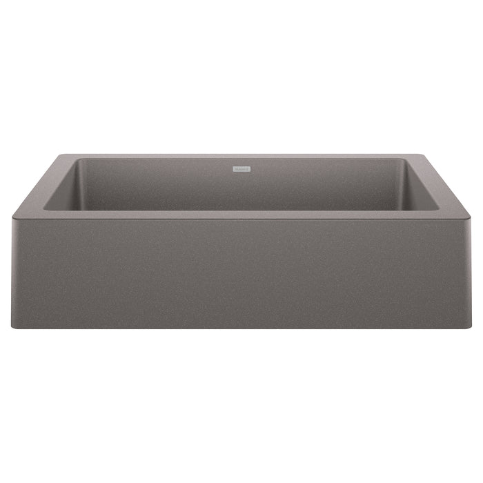 BLANCO Vintera 30" Super Single Apron Farmhouse Sink - Metallic Gray