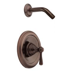 Moen Kingsley Collection Single Handle Posi-Temp Pressure Balanced Shower Trim Less Shower Head from the in Oil Rubbed Bronze
