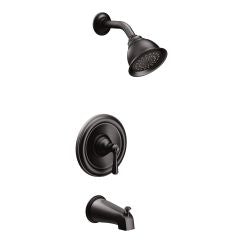 Moen T2113 Kingsley Collection Single Handle Posi-Temp Pressure Balanced Tub and Shower Trim in Wrought Iron