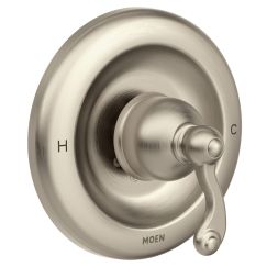 Moen Traditional Single Handle Pressure Balanced Valve Trim Only in Spot Resist Brushed Nickel